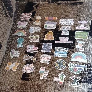 $4 Add-on New Colorful "Negative" Stickers - Set Of 30